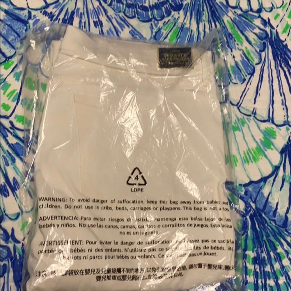 Jcrew straight and narrow jean 33/31